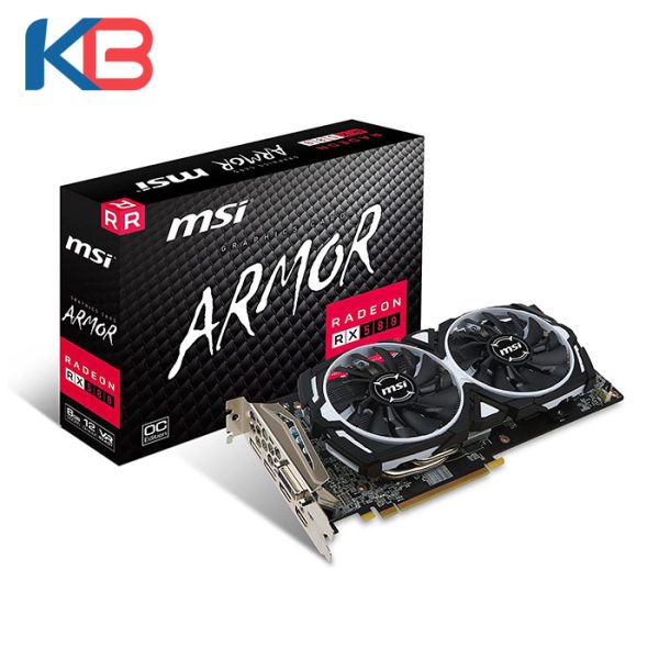 کارت گرافیک استوک ام اس آی -MSI RADEON RX 580 ARMOR 8G