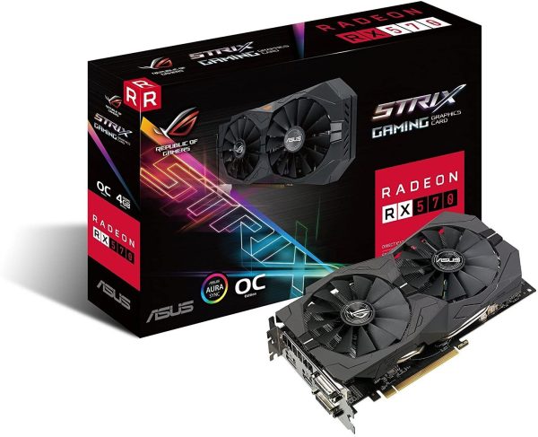 کارت گرافیک استوک ASUS ROG-STRIX-RX570